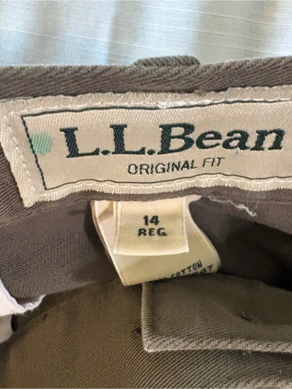 Women’s Vintage L.L. Bean 100% Cotton Utility Trousers